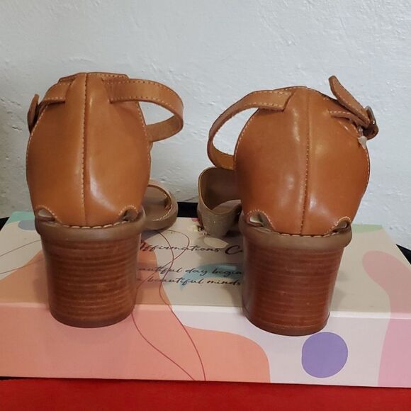 Barbara Barbieri Luxury Leather Heeled Sandals Size 9 - Picture 8 of 11